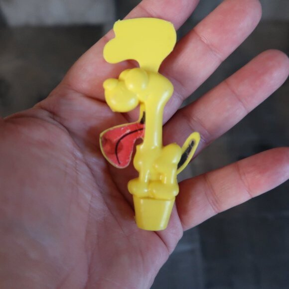 Odie Dog Garfield Vintage Moveable Pencil Topper 1983 80s Cereal Premium Toy - Picture 3 of 3